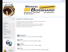 Tablet Screenshot of mbosshard.ch